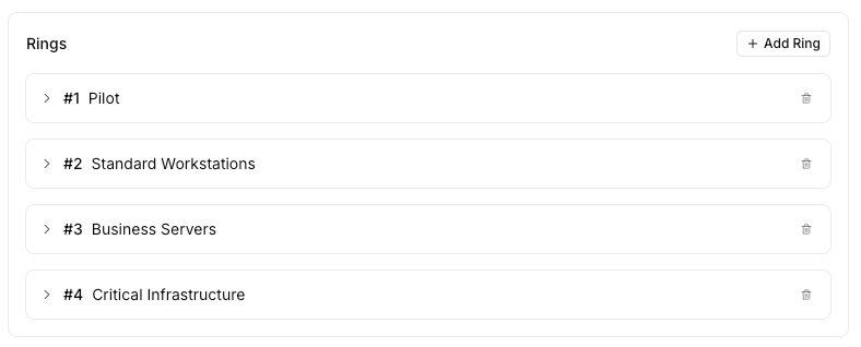 Patch-policy rings are collapsible