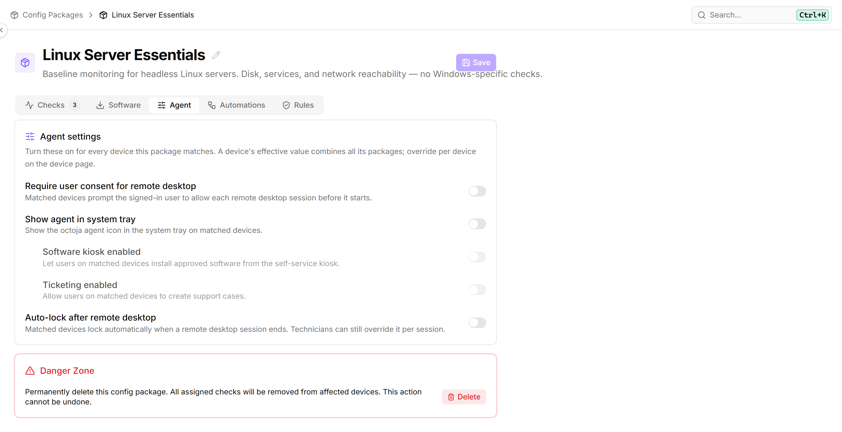 Kiosk and ticketing settings now follow the tray icon